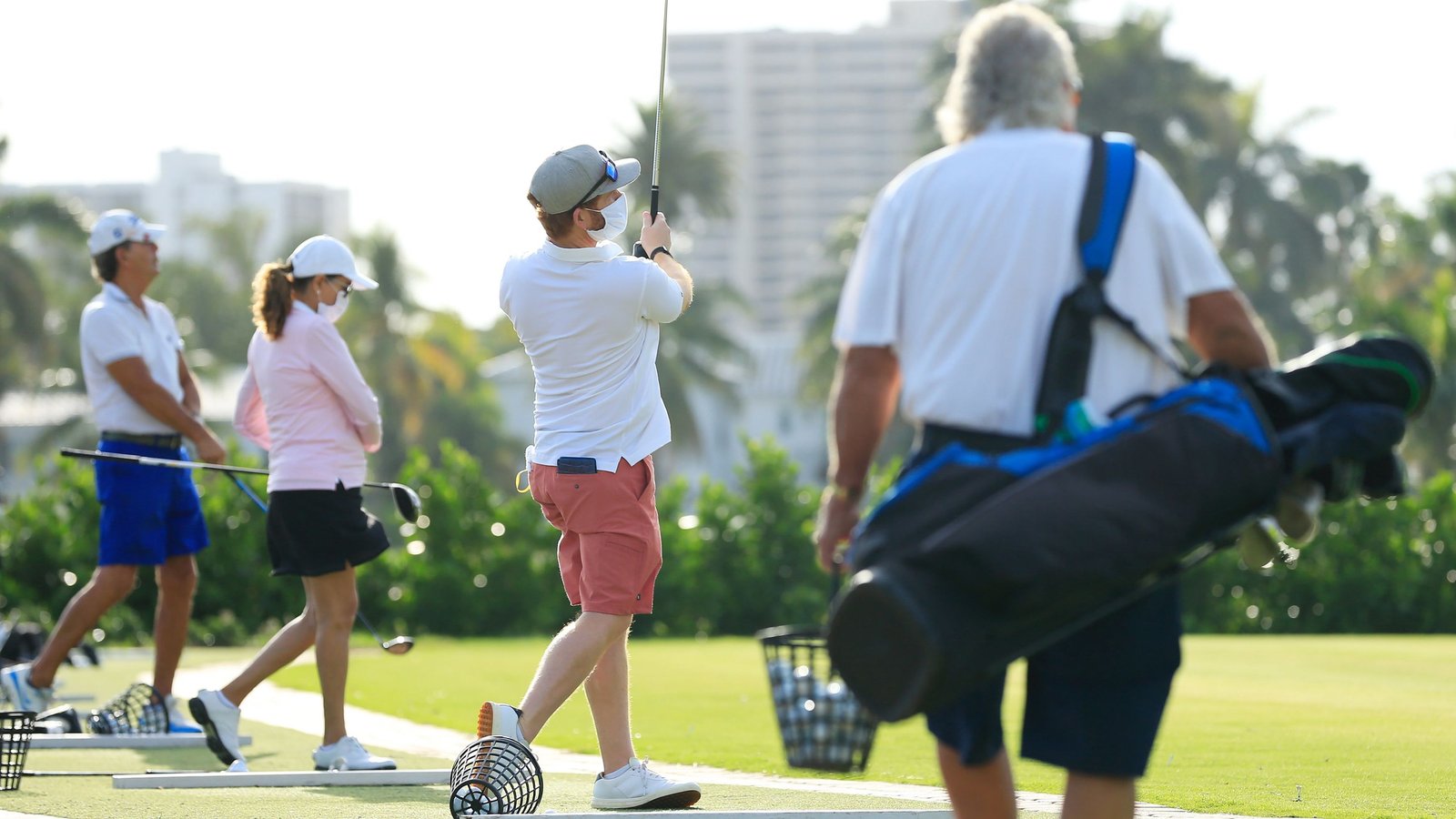 Playing Golf